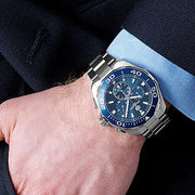  Shop Authentic Tag Heuer Aquaracer Blue Dial SIlver Steel Strap Watch for Men - CAY111B.BA0927 - Luxxuri