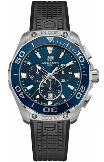  Shop Authentic Tag Heuer Aquaracer Blue Dial Watch for Men - CAY111B.FT6041 - Luxxuri