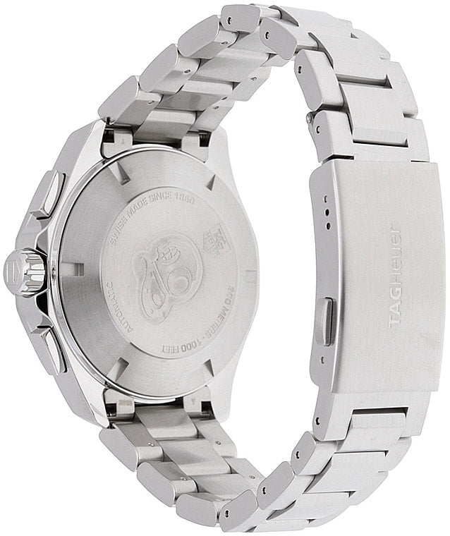  Shop Authentic Tag Heuer Aquaracer Caliber 16 Automatic Chronograph White Dial Silver Steel Strap Watch for Men - CAY2111.BA0927 - Luxxuri