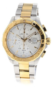 Shop Authentic Tag Heuer Aquaracer Caliber 16 Automatic White Dial Two Tone Steel Strap Watch for Men - CAY2121.BB0923 - Luxxuri