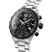  Shop Authentic Tag Heuer Formula 1 Chronograph Black Dial Silver Steel Strap Watch for Men - CAZ1010.BA0842 - Luxxuri