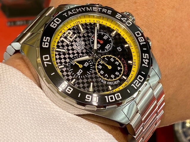  Shop Authentic Tag Heuer Formula 1 Chronograph Black Dial Silver Steel Strap Watch for Men- CAZ101AC.BA0842 - Luxxuri