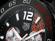  Shop Authentic Tag Heuer Formula 1 Indy 500 Limited Edition Chronograph Black Dial Black Rubber Strap Watch for Men - CAZ101AD.FT8024 - Luxxuri