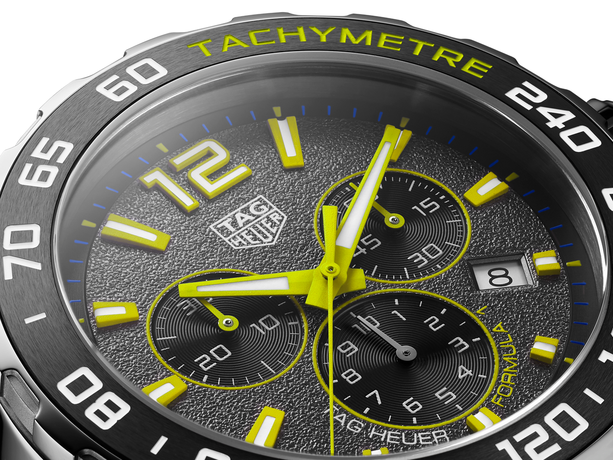  Shop Authentic Tag Heuer Formula 1 Chronograph Grey Dial Silver Steel Strap Watch for Men - CAZ101AG.BA0842 - Luxxuri