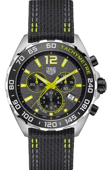  Shop Authentic Tag Heuer Formula 1 Chronograph Grey Dial Black Nylon Strap Watch for Men - CAZ101AG.FC8304 - Luxxuri