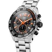  Shop Authentic Tag Heuer Formula 1 Chronograph Ceramic Black Dial Silver Steel Strap Watch for Men - CAZ101AH.BA0842 - Luxxuri