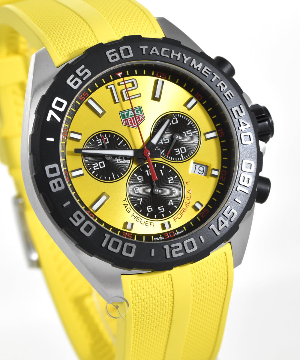  Shop Authentic Tag Heuer Formula 1 Yellow Dial Watch for Men - CAZ101AM.FT8054 - Luxxuri