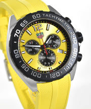  Shop Authentic Tag Heuer Formula 1 Yellow Dial Watch for Men - CAZ101AM.FT8054 - Luxxuri