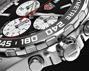  Shop Authentic Tag Heuer Formula 1 Chronograph Black Dial Silver Steel Strap Watch for Men - CAZ101E.BA0842 - Luxxuri