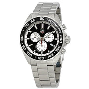  Shop Authentic Tag Heuer Formula 1 Chronograph Black Dial Silver Steel Strap Watch for Men - CAZ101E.BA0842 - Luxxuri