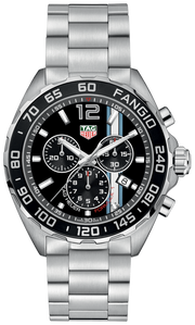  Shop Authentic Tag Heuer Formula 1 Chronograph Black Dial Silver Steel Strap Watch for Men - CAZ101H.BA0842 - Luxxuri