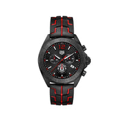  Shop Authentic Tag Heuer Formula 1 Manchester United Limited Edition Black Dial Black & Red Rubber Strap Watch for Men - CAZ101J.FT8027 - Luxxuri