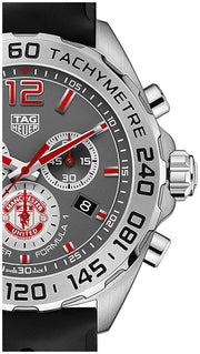  Shop Authentic Tag Heuer Formula 1 Manchester United Special Edition Grey Dial Black Silicone Strap Watch for Men - CAZ101M.FT8024 - Luxxuri