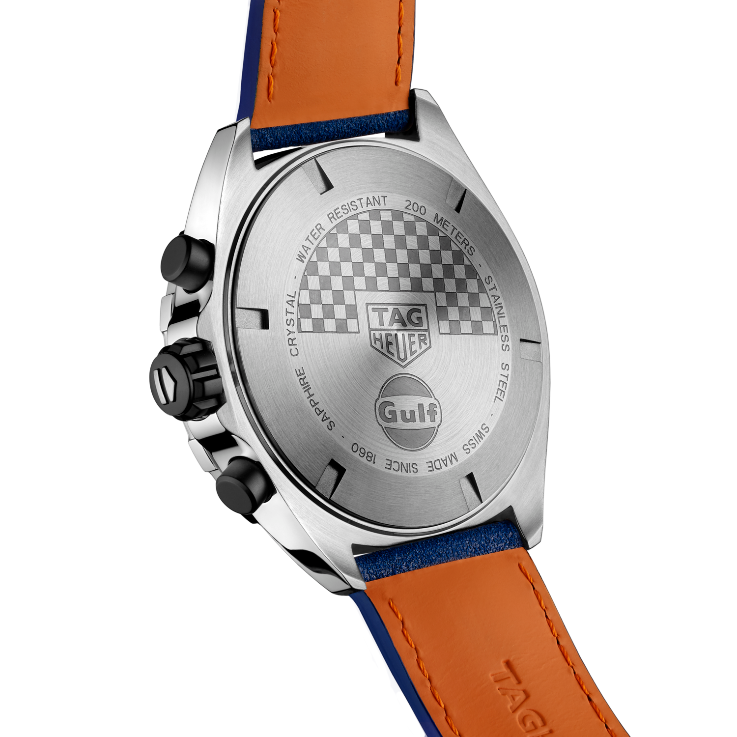  Shop Authentic Tag Heuer Formula 1 Gulf Edition Blue Dial Blue Leather Strap Watch for Men - CAZ101N.FC8243 - Luxxuri