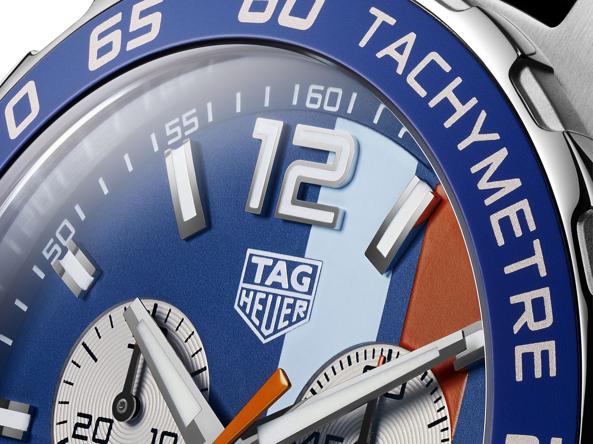  Shop Authentic Tag Heuer Formula 1 Gulf Edition Blue Dial Blue Leather Strap Watch for Men - CAZ101N.FC8243 - Luxxuri