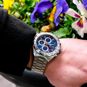  Shop Authentic Tag Heuer Formula 1 Automatic Chronograph Blue Dial Silver Strap Watch for Men - CAZ2015.BA0876 - Luxxuri
