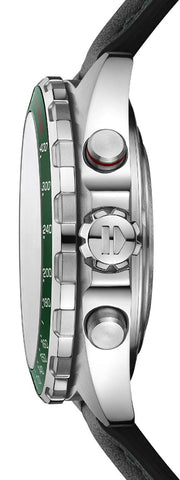  Shop Authentic Tag Heuer Formula 1 Calibre 16 Automatic Chronograph Green Dial Black Leather Strap Watch for Men - CAZ2016.FC6473 - Luxxuri