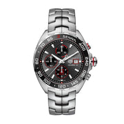  Shop Authentic Tag Heuer Formula 1 Chronograph Senna Grey Dial Silver Steel Strap Watch for Men - CAZ201D.BA0633 - Luxxuri