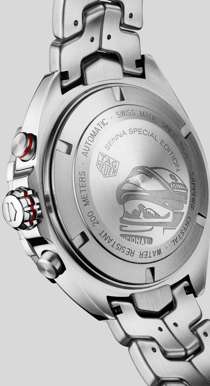 Shop Authentic Tag Heuer Formula 1 Chronograph Senna Grey Dial Silver Steel Strap Watch for Men - CAZ201D.BA0633 - Luxxuri