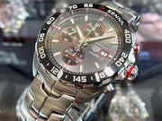  Shop Authentic Tag Heuer Formula 1 Chronograph Senna Grey Dial Silver Steel Strap Watch for Men - CAZ201D.BA0633 - Luxxuri