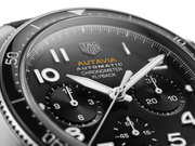  Shop Authentic Tag Heuer Autavia Chronometer Flyback Automatic Chronograph Black Dial Black Leather Strap Watch for Men - CBE511A.FC8279 - Luxxuri