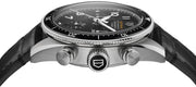 Shop Authentic Tag Heuer Autavia Chronometer Flyback Automatic Chronograph Black Dial Black Leather Strap Watch for Men - CBE511A.FC8279 - Luxxuri
