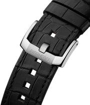  Shop Authentic Tag Heuer Autavia Chronometer Flyback Chronograph Silver Dial Black Leather Strap Watch for Men - CBE511B.FC8279 - Luxxuri