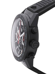  Shop Authentic Tag Heuer Carrera Automatic Chronograph Black Dial Black Rubber Strap Watch for Men - CBG2A90.FT6173 - Luxxuri