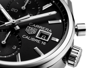  Shop Authentic Tag Heuer Carrera Automatic Chronograph Black Dial Silver Steel Strap Watch for Men - CBK2110.BA0715 - Luxxuri
