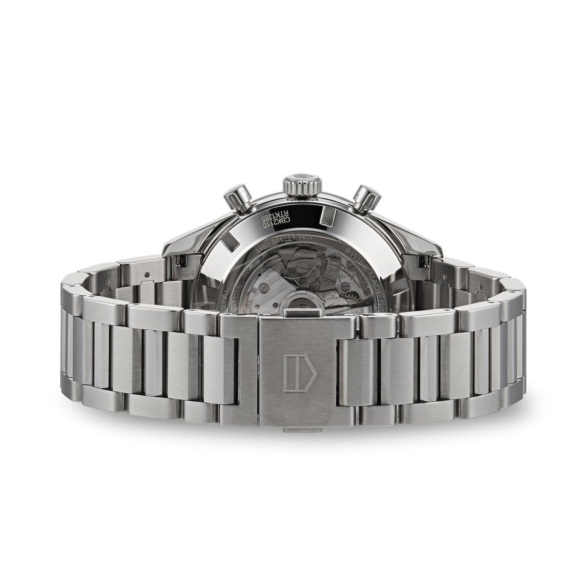  Shop Authentic Tag Heuer Carrera Automatic Chronograph Black Dial Silver Steel Strap Watch for Men - CBK2110.BA0715 - Luxxuri