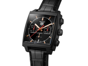  Shop Authentic Tag Heuer Monaco Automatic Chronograph Black Dial Black Leather Strap Watch for Men - CBL2180.FC6497 - Luxxuri