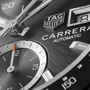 Shop Authentic Tag Heuer Carrera Automatic Chronograph Black Dial Silver Steel Strap Watch for Men - CBM2110.BA0651 - Luxxuri