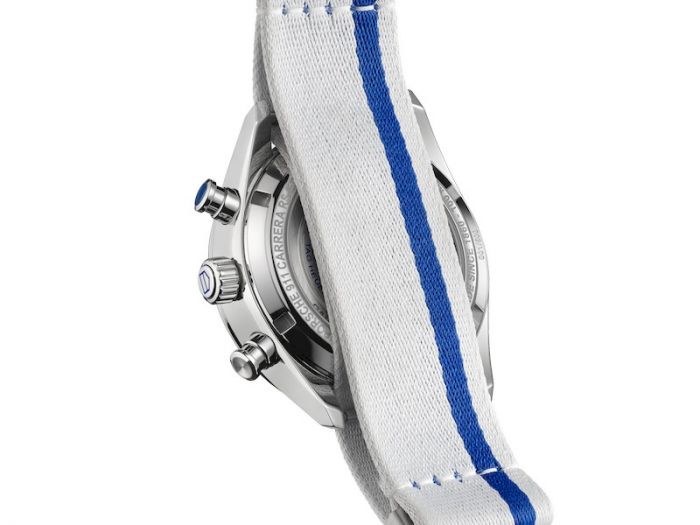  Shop Authentic Tag Heuer Carrera Porsche RS 2.7 Automatic Chronograph White Dial White Nylon Strap Watch for Men - CBN2016.EB0275 - Luxxuri