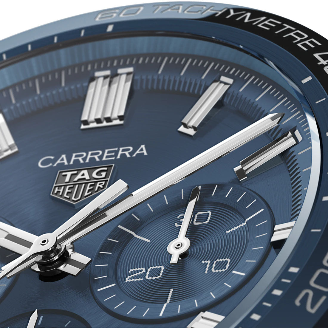  Shop Authentic Tag Heuer Carrera Chronograph Blue Dial Silver Steel Strap Watch for Men - CBN2A1A.BA0643 - Luxxuri
