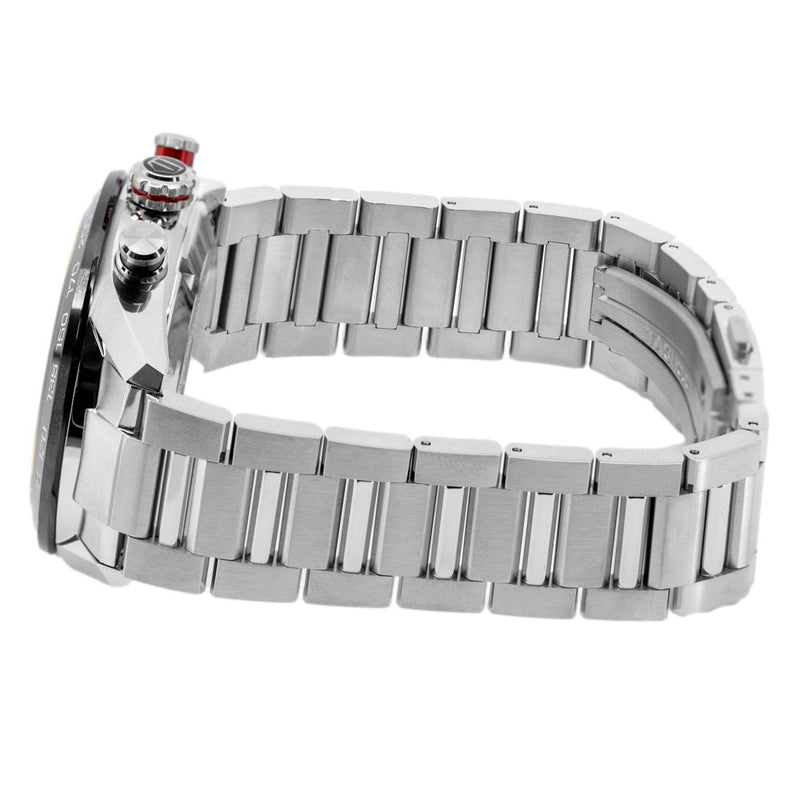  Shop Authentic Tag Heuer Carrera Chronograph Black Dial Silver Steel Strap Watch for Men - CBN2A1AA.BA0643 - Luxxuri