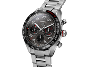  Shop Authentic Tag Heuer Carrera Porsche Chronograph Grey Dial Silver Steel Strap Watch for Men - CBN2A1F.BA0643 - Luxxuri