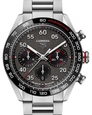  Shop Authentic Tag Heuer Carrera Porsche Chronograph Grey Dial Silver Steel Strap Watch for Men - CBN2A1F.BA0643 - Luxxuri