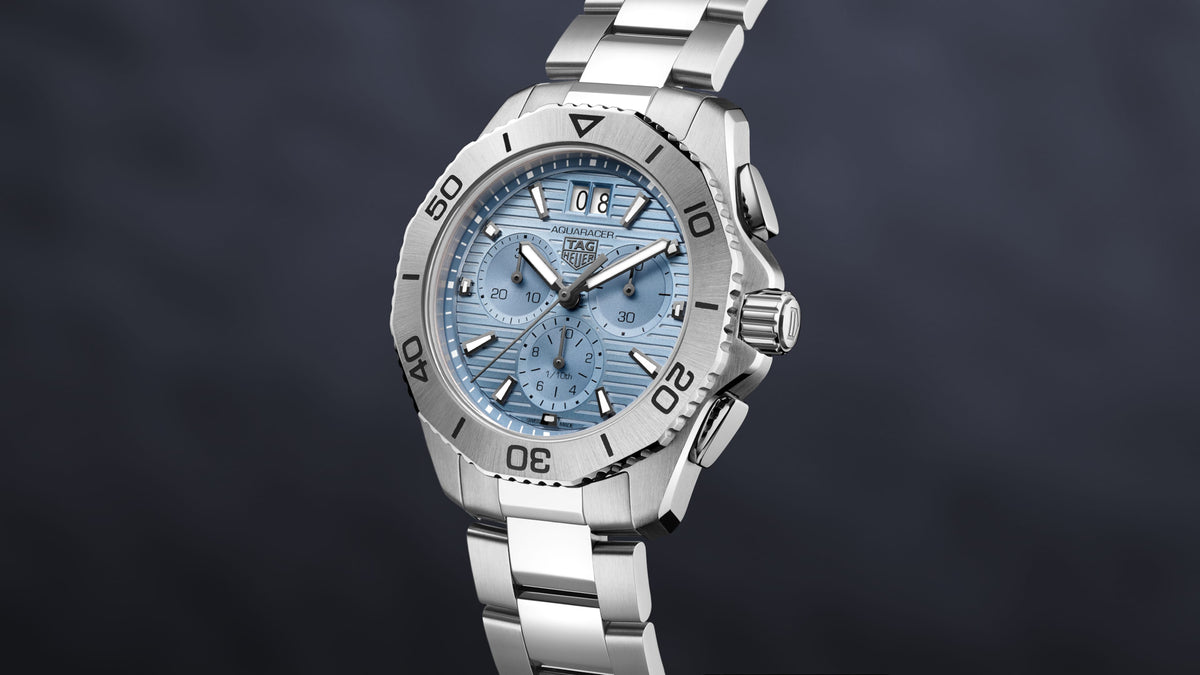  Shop Authentic Tag Heuer Aquaracer Professional 200 Date Blue Dial Silver Steel Strap Watch for Men - CBP1112.BA0627 - Luxxuri