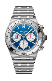  Shop Authentic Breitling Chronomat B01 42 Six Nations Italy Blue Dial Silver Steel Strap Watch for Men - AB0134A41C1A1 - Luxxuri