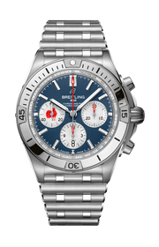 Shop Authentic Breitling Chronomat B01 42 Six Nations France Blue Dial Silver Steel Strap Watch for Men - AB0134A81C1A1 - Luxxuri
