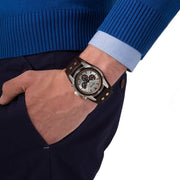 Shop Authentic Fossil Coachman Chronograph Silver Dial Brown Leather Strap Watch for Men - CH2565 - Luxxuri