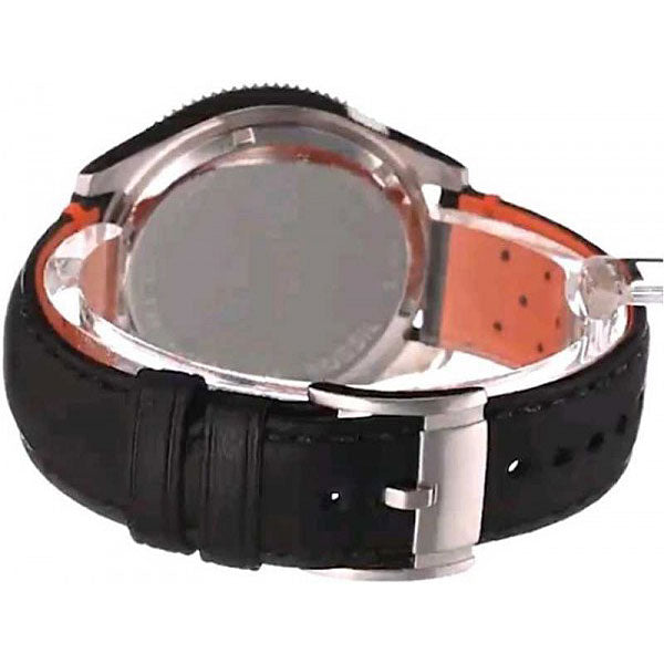  Shop Authentic Fossil Wakefield Chronograph Black Dial Black Leather Strap Watch for Men - CH2953 - Luxxuri