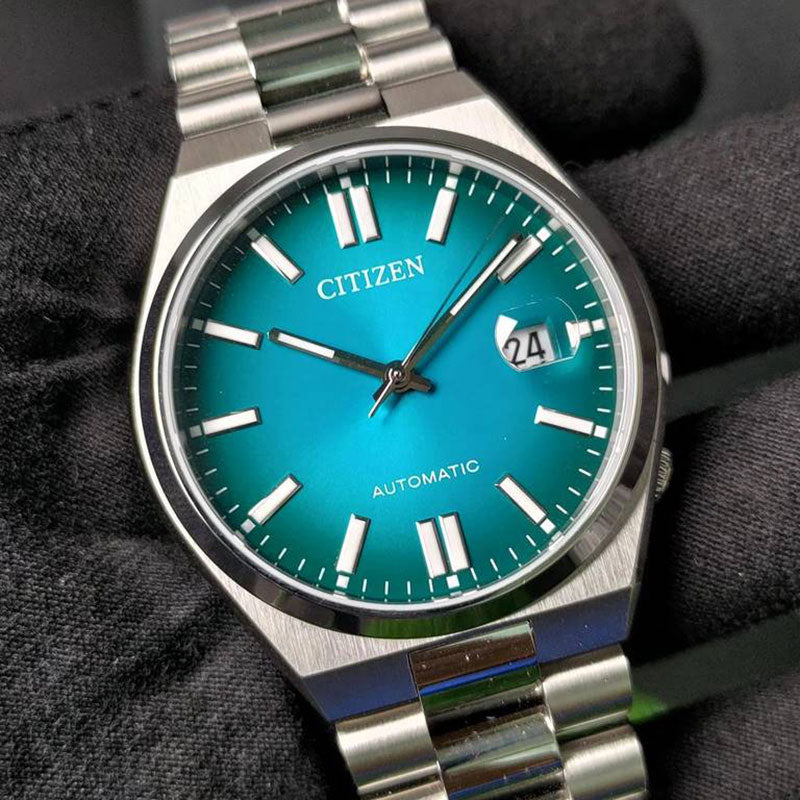  Shop Authentic Citizen Tsuyosa Automatic Blue Dial Silver Steel Strap Watch For Men - NJ0151-88X - Luxxuri