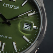  Shop Authentic Citizen x Pantone Automatic Peaceful Green Dial Silver Steel Strap Watch For Men - NJ0158-89Z - Luxxuri