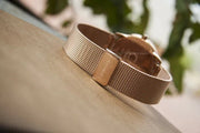  Shop Authentic Calvin Klein Minimal White Dial Rose Gold Mesh Bracelet Watch for Men - K3M21626 - Luxxuri