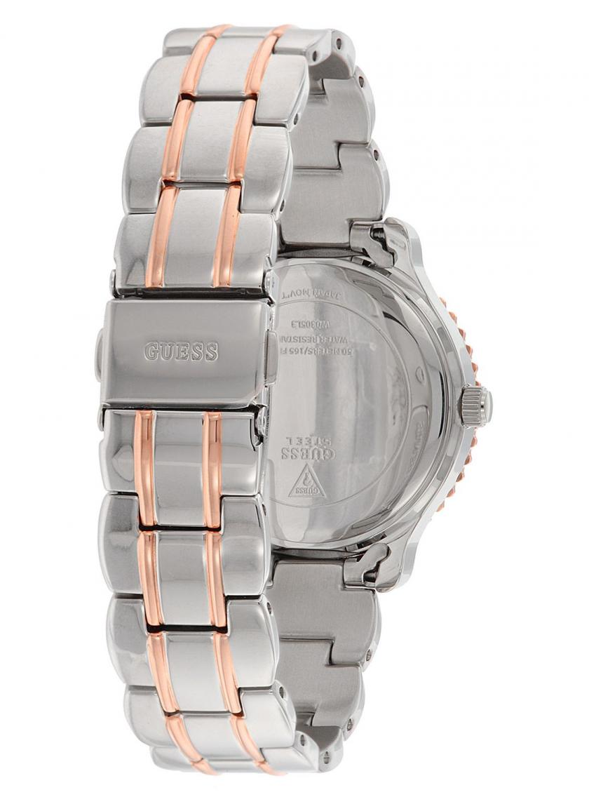  Shop Authentic Guess Enchanting Diamonds Silver Dial Two Tone Steel Strap Watch for Women - W0305L3 - Luxxuri
