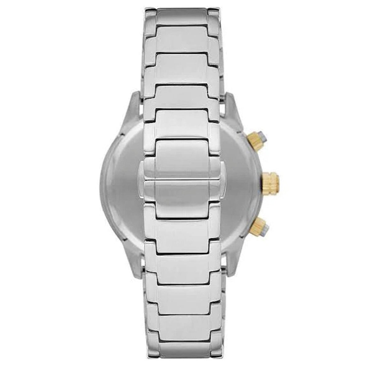  Shop Authentic Emporio Armani Mario Chronograph Green Dial Silver Steel Strap Watch For Men - AR11454 - Luxxuri