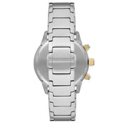  Shop Authentic Emporio Armani Mario Chronograph Green Dial Silver Steel Strap Watch For Men - AR11454 - Luxxuri