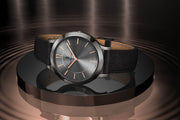  Shop Authentic Calvin Klein Minimal Black Dial Black Mesh Bracelet Watch for Women - K3M22421 - Luxxuri