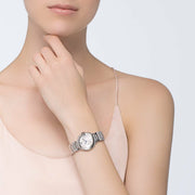  Shop Authentic Cartier Ballon Bleu de Cartier Diamonds Silver Dial Silver Steel Strap Watch for Women - WE902073 - Luxxuri
